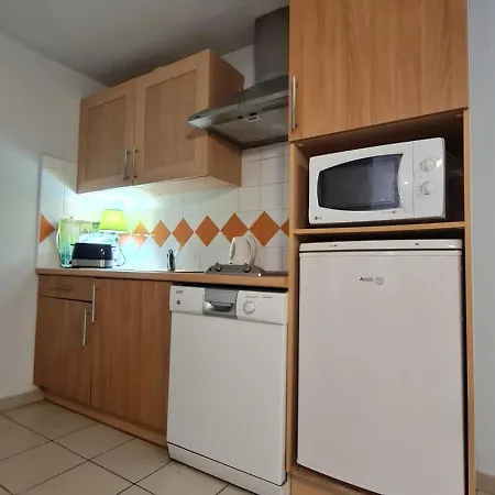 Grand F2 Clim Wifi Lave Linge Vue Piscine A Pied Apartament Serra-di-Ferro (Corsica)