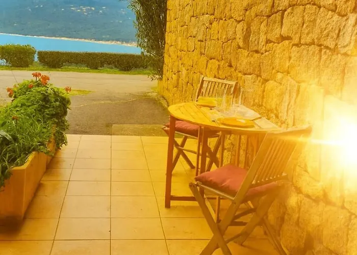 Grand F2 Clim Wifi Lave Linge Vue Piscine A Pied Serra-di-Ferro (Corsica)